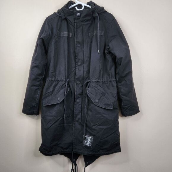 Fingercroxx The Death Strip Cold War 61-89 Removable Liner Parka Jacket Coat M - Picture 1 of 12